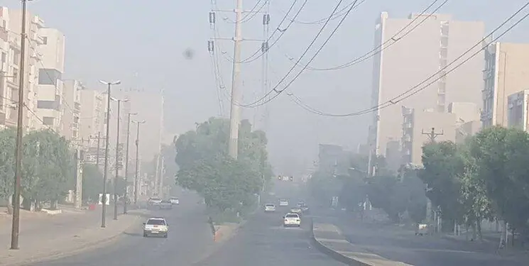 خوزستان زیر سایه آلودگی؛ ۴ شهر در وضعیت قرمز و ۷ شهر نارنجی