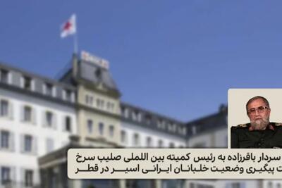  نامه سردار باقرزاده به کمیته بین‌المللی صلیب سرخ جهت پیگیری وضعیت خلبانان اسیر ایرانی
