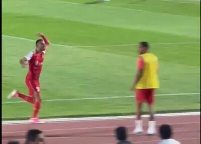 خوشحالترین پرسپولیسی در قزوین، ابوالفضل جلالی!
