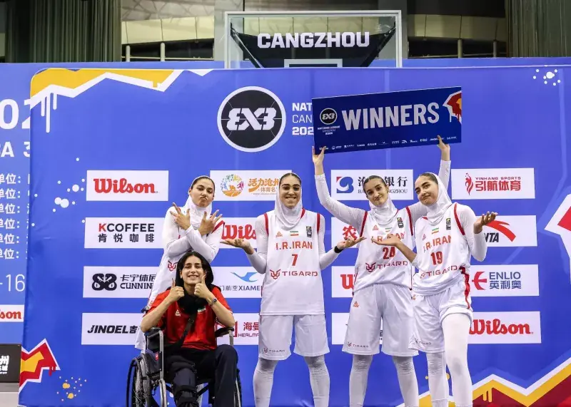 دبل قهرمانی دختران و پسران ایران در بسکتبال 3X3