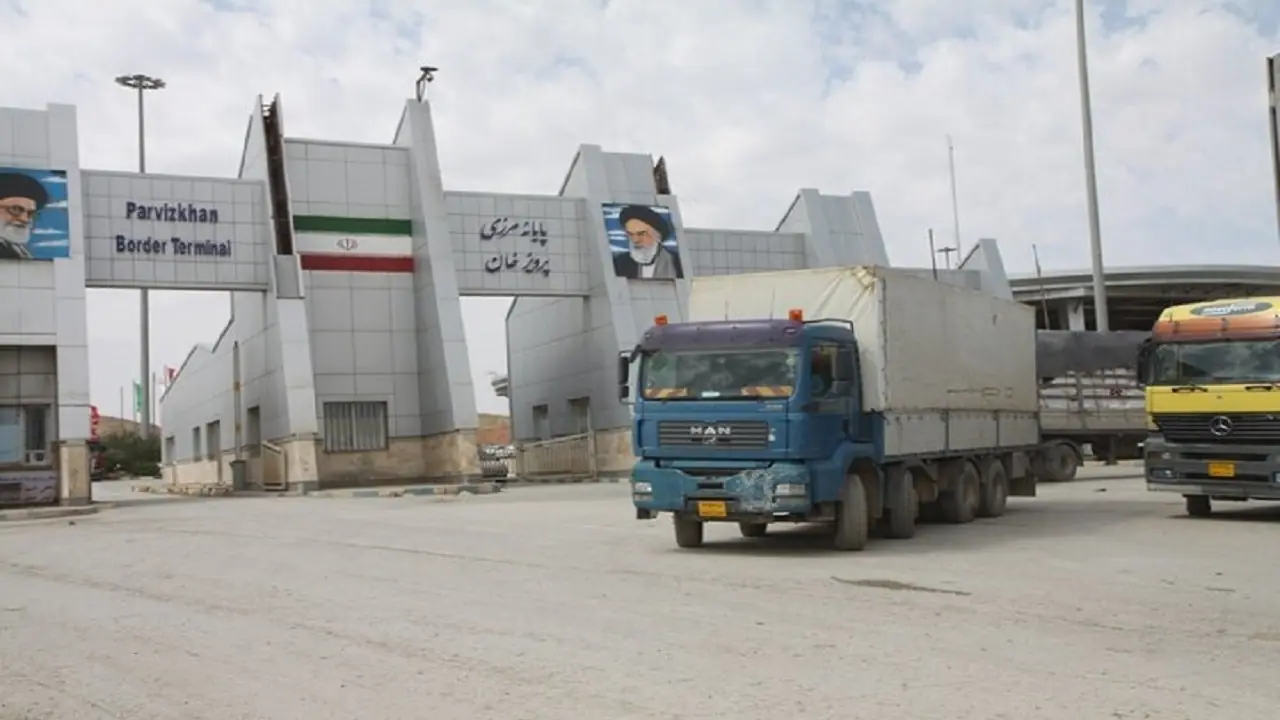 نخستین حمل مرکب کالا از گمرک پرویزخان به ترکیه انجام شد
