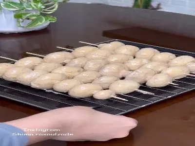 قارچ مزه دار و کبابی