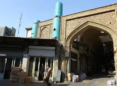 منظرۀ یکی از دروازههای تهران در حدود 168 سال قبل