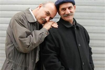 عکس زیرخاکی از ایرج طهماسب و حمید جبلی