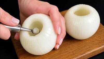 اگر پیاز و تخم مرغ در خانه دارید حتما این غذای خوشمزه را درست کنید