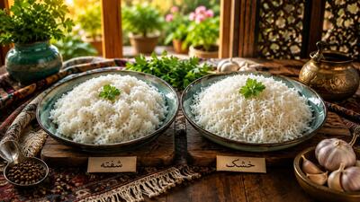 چرا برنج شفته یا خشک می شود؟ ۱۵ دلیل مهم + راه حل های طلایی برای برنج دانه دانه