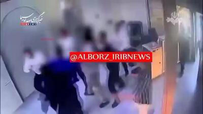  حمله خونین با چاقو به نگهبانان بیمارستان مدنی کرج!