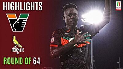 خلاصه بازی ونتزیا 3-2 مودنا (جام حذفی ایتالیا)