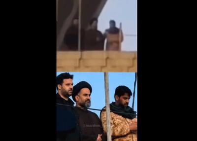  این فرد در مصلی با آیت الله سیدمجتبی خامنه ای اشتباه گرفته شد! | ویدئو