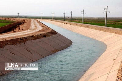 اجرای ۵.۴ کیلومتر کانال انتقال آب در قزوین برای کاهش هدررفت منابع آبی