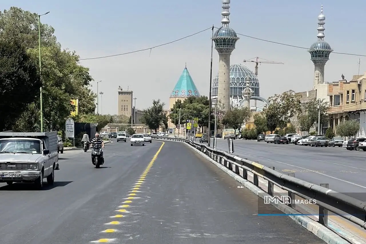 ایمنسازی مسیر بیآرتی خیابان آزادگان اصفهان