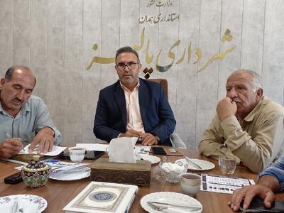 دورخیز شهرداری پالیز برای احداث پارکینگ ماشینهای سنگین