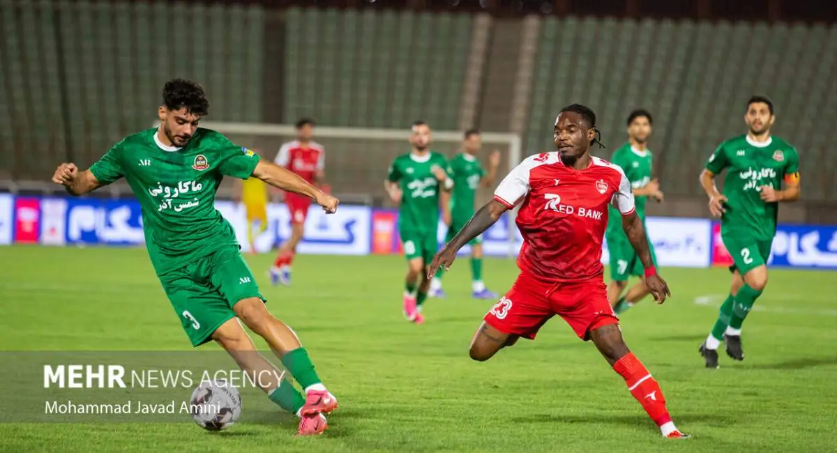 لیگ برتر فوتبال تصاویر بازی شمسآذر و پرسپولیس | جهان نیوز