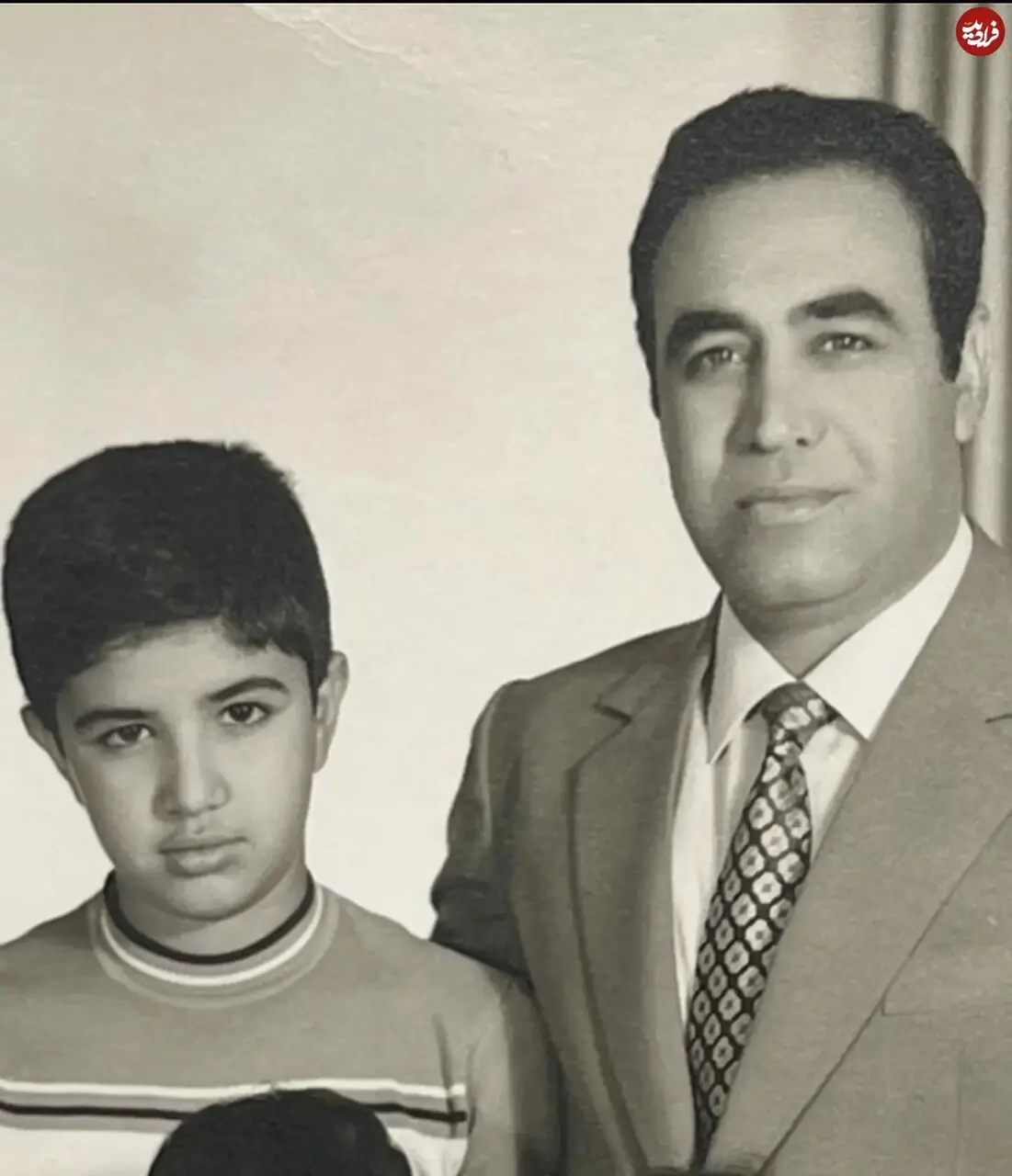 عکس/ ایرج خواجهامیری در کنار پسر بزرگش همایون؛ دهه ۴۰