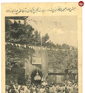  عکس/ جشن مشروطه‌خواهان در سفارت انگلستان برای سالروز تولد مظفرالدین‌شاه