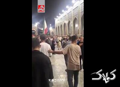  آشتی دو هیئت چوب زنی در حرم امام رضا(ع) + ویدئو | این بار به جای چوب به هم گل دادند - مجله اینترنتی کولاک