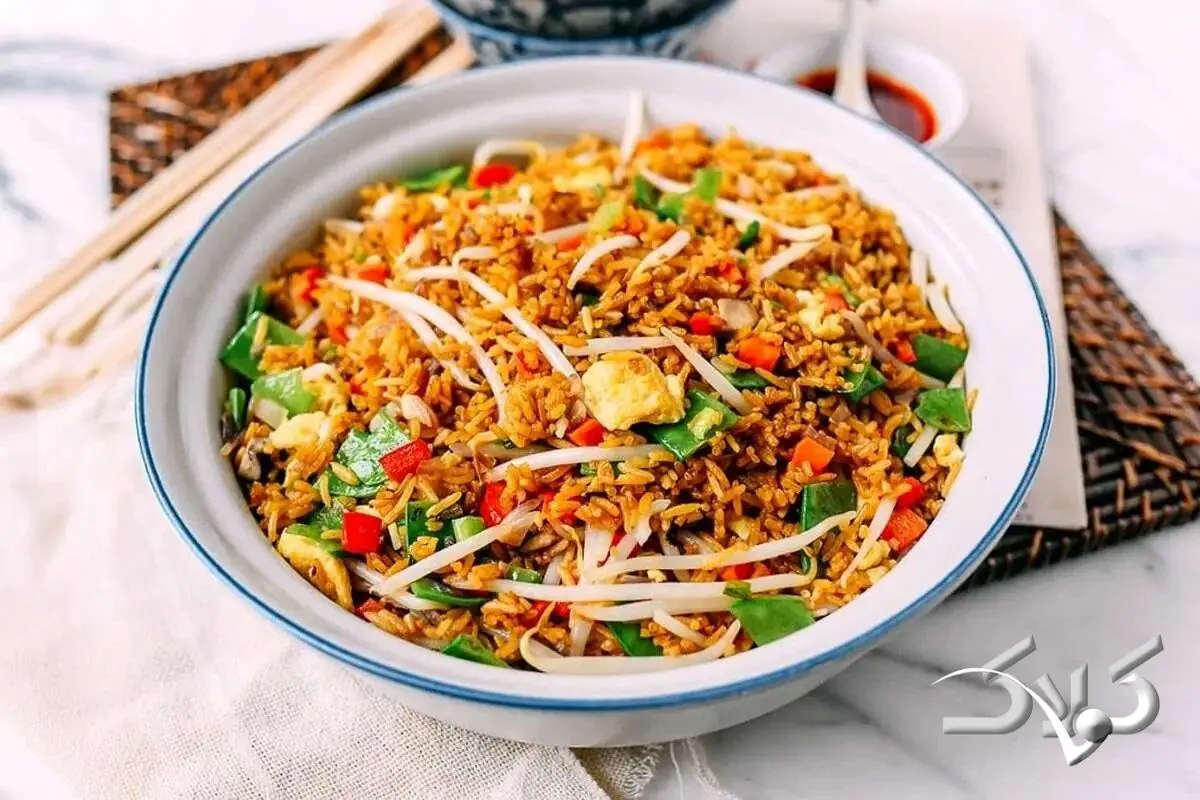 طرز تهیه پلو مخلوط رنگی - مجله اینترنتی کولاک