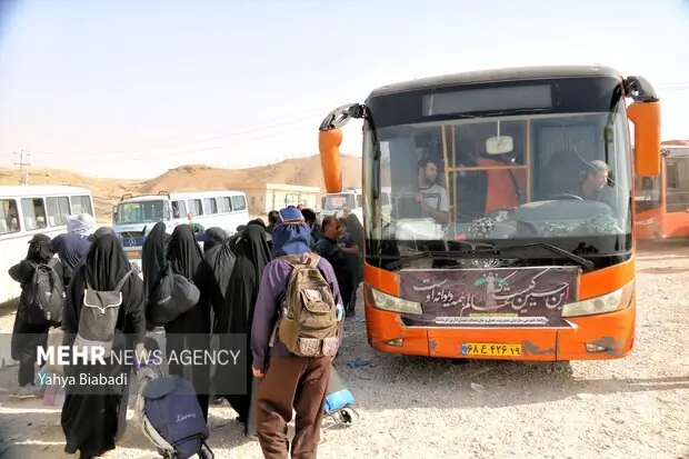 اینفوگرافیک؛ عملکرد حملونقل اربعین در مرز خسروی ۱۴۰۵