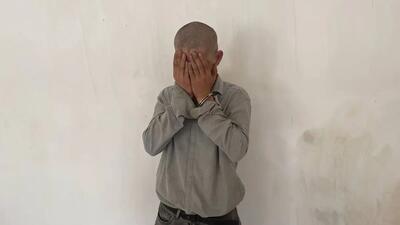 فیلم گفتگو با زورگیر چاقوکش که به زن تهرانی در آسانسور خانه شان حمله کرد /وقتی بازداشت شد کچل بود