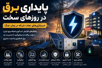 تبلیغات/ تابآوری شبکه برق در شرایط جنگی؛ چگونه میتوان از زیرساختهای حیاتی در برابر بحران محافظت کرد؟