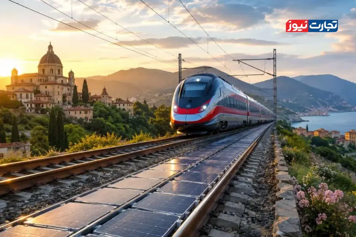 ریل قطار به نیروگاه خورشیدی تبدیل میشود؛ فناوری جدید اروپا برای تولید برق پاک