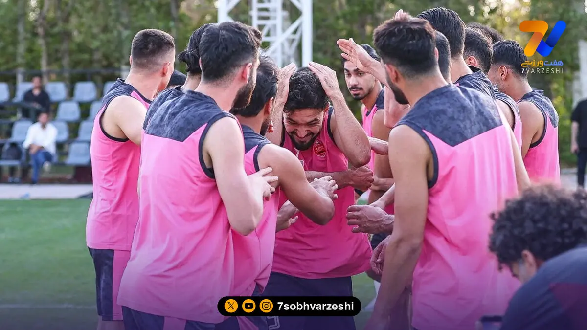  اولین تمرین دانیال ایری با پرسپولیس