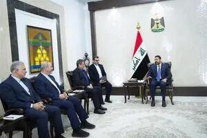 همتی با نخستوزیر عراق دیدار کرد