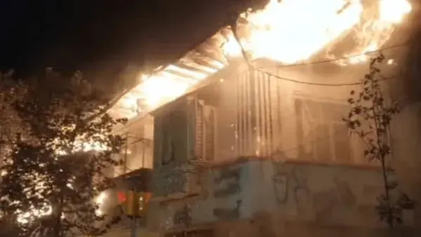 آتشسوزی در میدان شهرداری گرگان