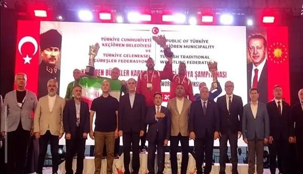 ایران نایب قهرمان جهان کشتی پهلوانی ترکیه شد