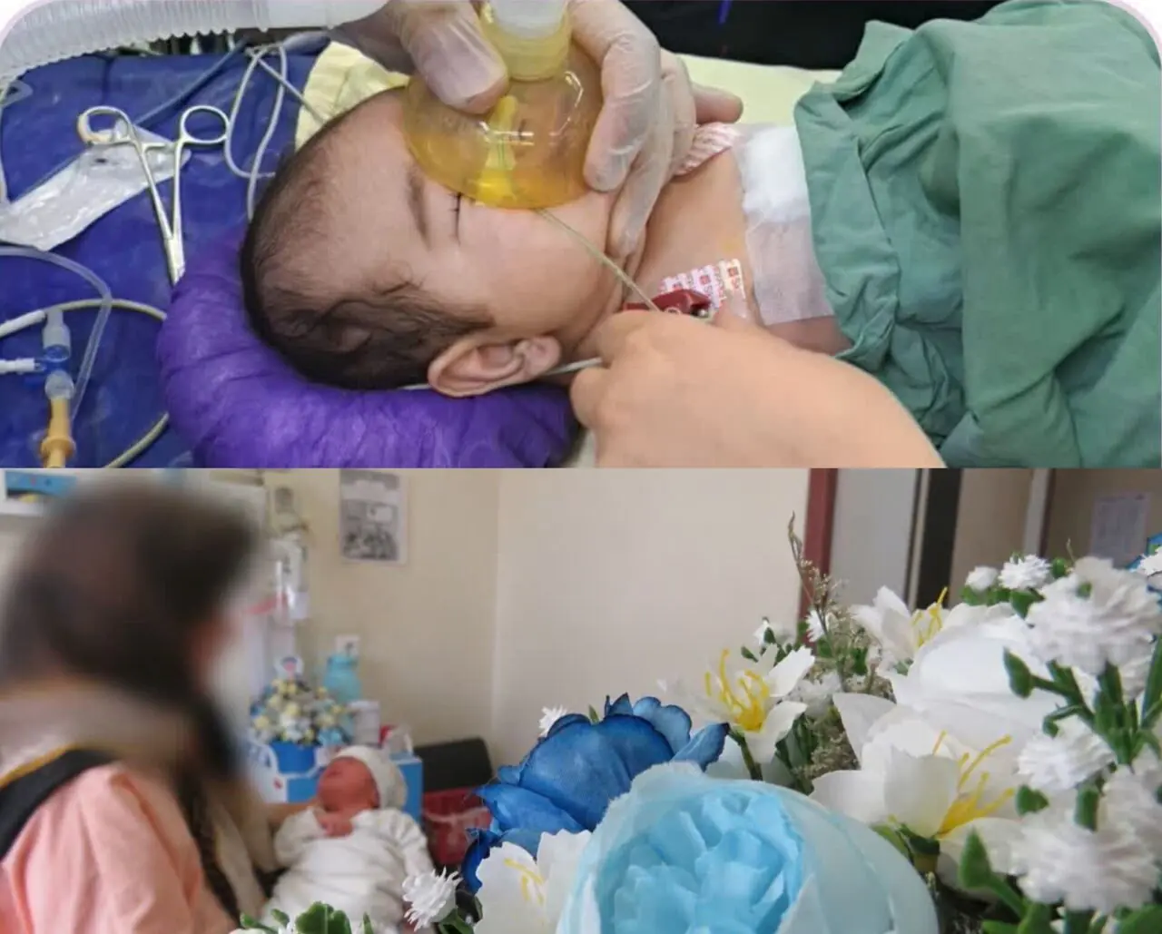 نجات نوزاد ۲ماهه با پارگی طحال در سمنان و تولد هشتمین فرزند مادر شاهرودی