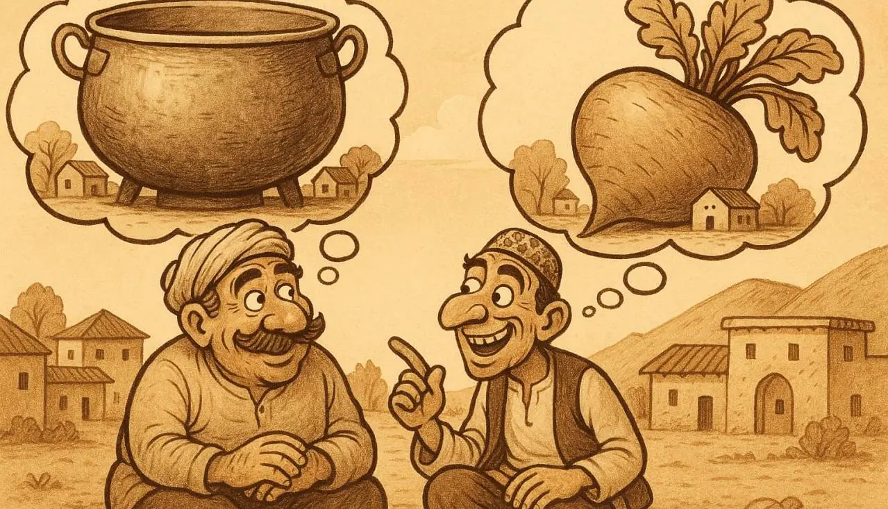 حکایت بامزه دو مرد خالیبند