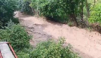 وقوع سیلاب در روستای گزانه تلو دامنه دماوند