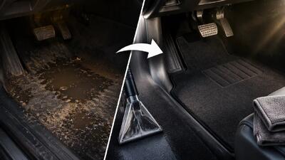 چگونه موکت کف ماشین را تمیز کنیم؟ چگونه موکت کف ماشین را خشک کنیم؟
