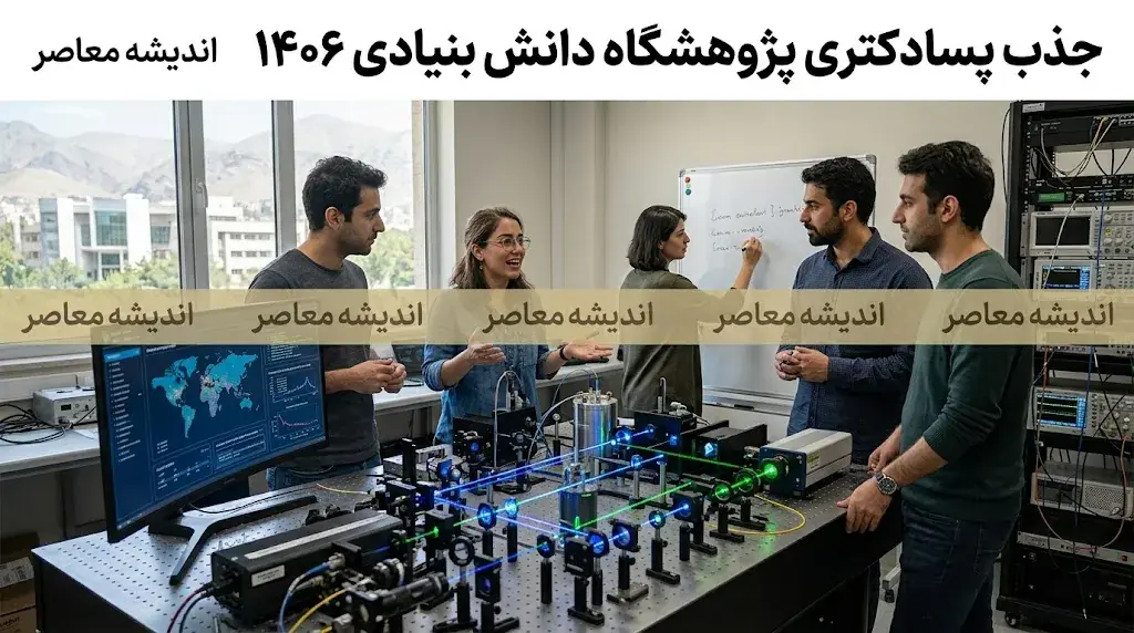فراخوان جذب پسادکتری پژوهشگاههای دانشبنیان و دانشگاههای برتر در سال ۱۴۰۶؛ شرایط، مزایا و نحوه ثبتنام