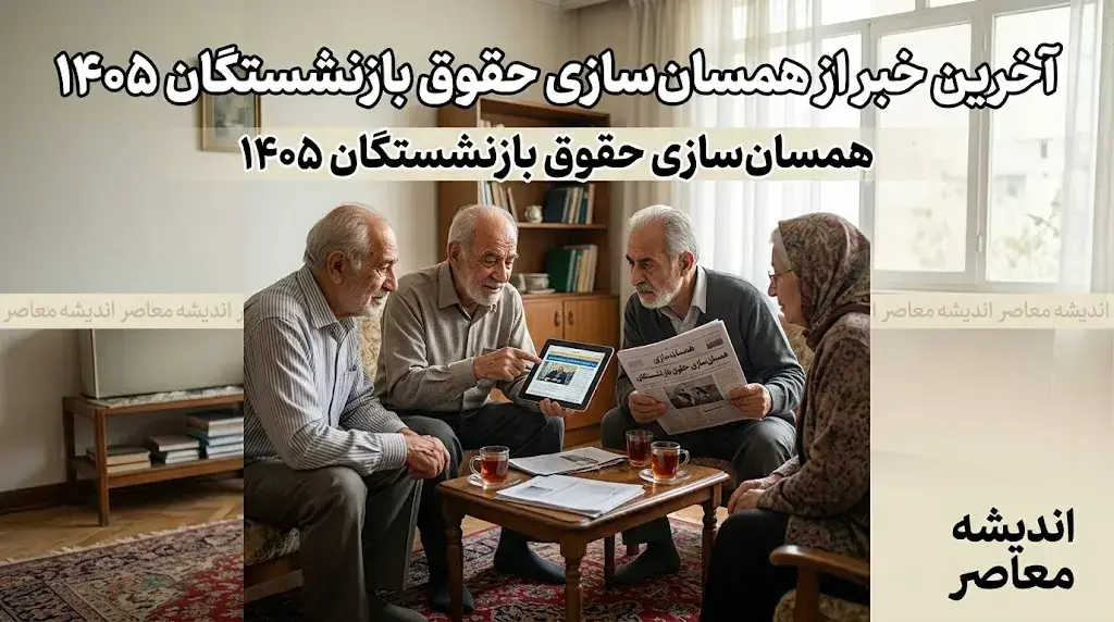 آخرین خبر از همسان سازی حقوق بازنشستگان ۱۴۰۵
