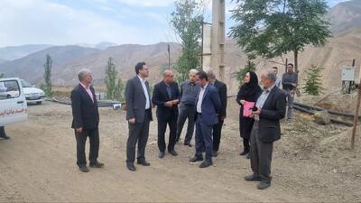 از ایمنسازی مسیرهای گردشگری تا رفع معضل گودهای شهری؛ حضور میدانی فرماندار شمیرانات در بخش رودبارقصران