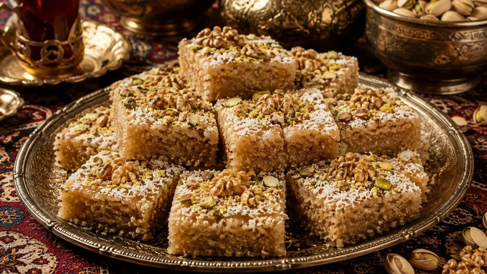 حلوا دهین عراقی؛ حلوای مجلسی و مغزدار که با اولین قاشق عاشقش می شوید!