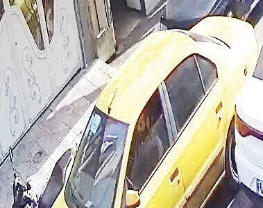 پلیس در تعقیب زورگیران تاکسی سوار