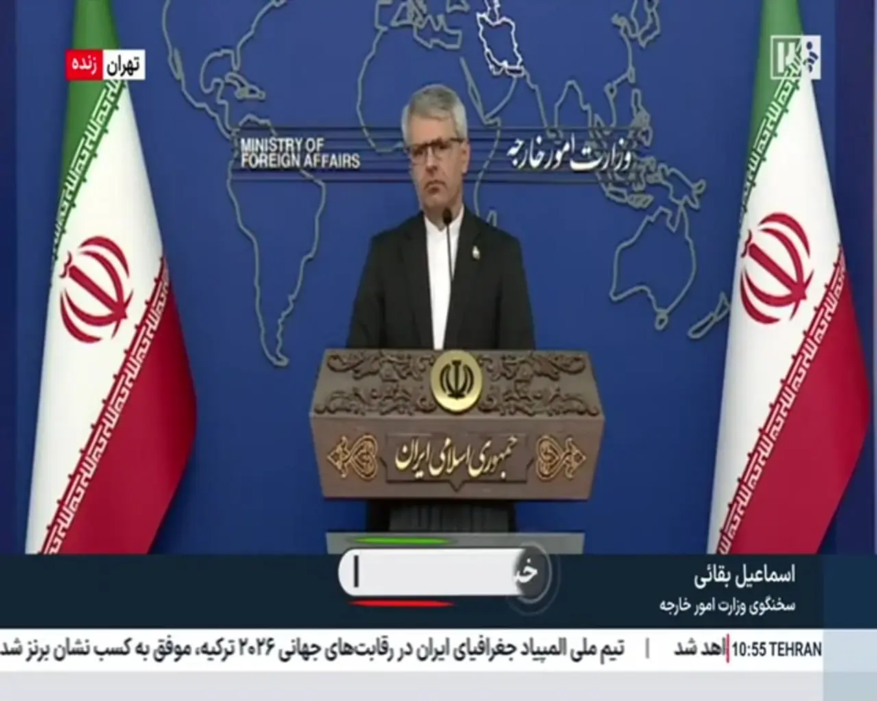 ببینید | بقایی: وزارت خارجه نامهای برای توقف طرح تنگه هرمز به مجلس نداده است