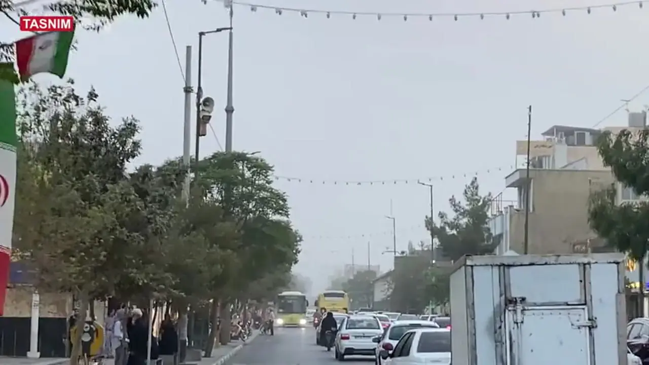 گردوغبار نفس قم را گرفت