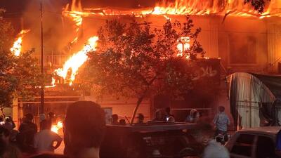 آتشسوزی گسترده میدان شهرداری گرگان مهار شد - همدلی