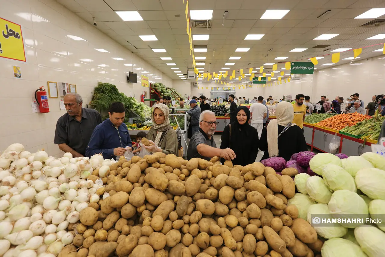 کاهش قیمت سیبزمینی در میادین و بازارهای میوه و ترهبار