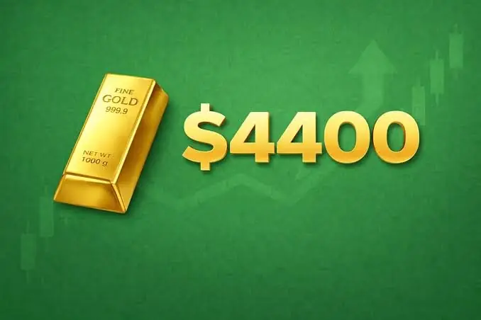 طلا در آستانه ۴۴۰۰ دلار؛ دلار عامل صعود فلز زرد