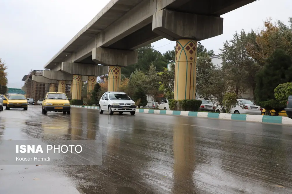 آسمان شمال و جنوب زیر رگبار باران/ اهواز همچنان داغترین مرکز استان