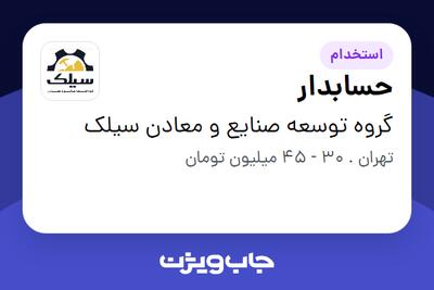 استخدام حسابدار در گروه توسعه صنایع و معادن سیلک