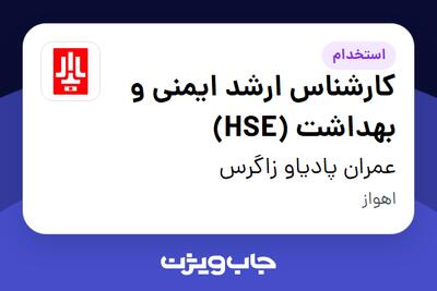استخدام کارشناس ارشد ایمنی و بهداشت (HSE) در عمران پادیاو زاگرس