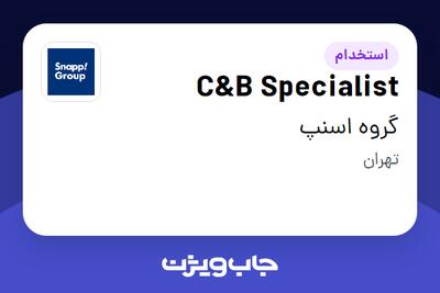  استخدام C B Specialist در گروه اسنپ