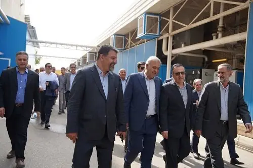 کمیسیون صنایع مجلس برای بررسی مشکلات تولید به قزوین آمد
