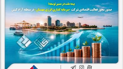 بیمه ملت در مسیر توسعه؛ مجوز فعالیت اقتصادی شرکت سرمایهگذاری انرژی مهستان در منطقه آزاد کیش صادر شد - مردم سالاری آنلاین