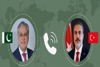  رایزنی تلفنی وزیران خارجه پاکستان و ترکیه درباره تحولات منطقه